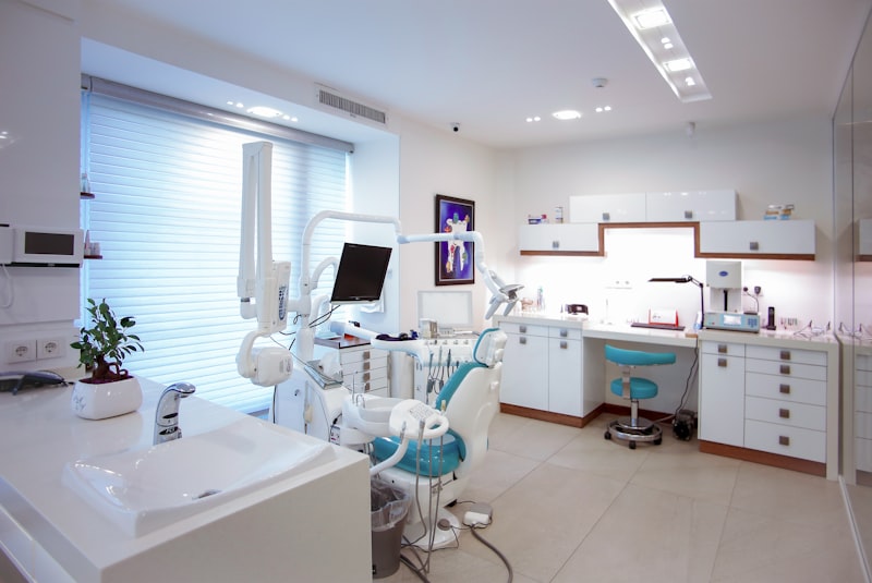 Modern dental office with equipment
